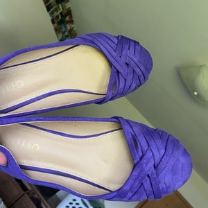 Purple flats